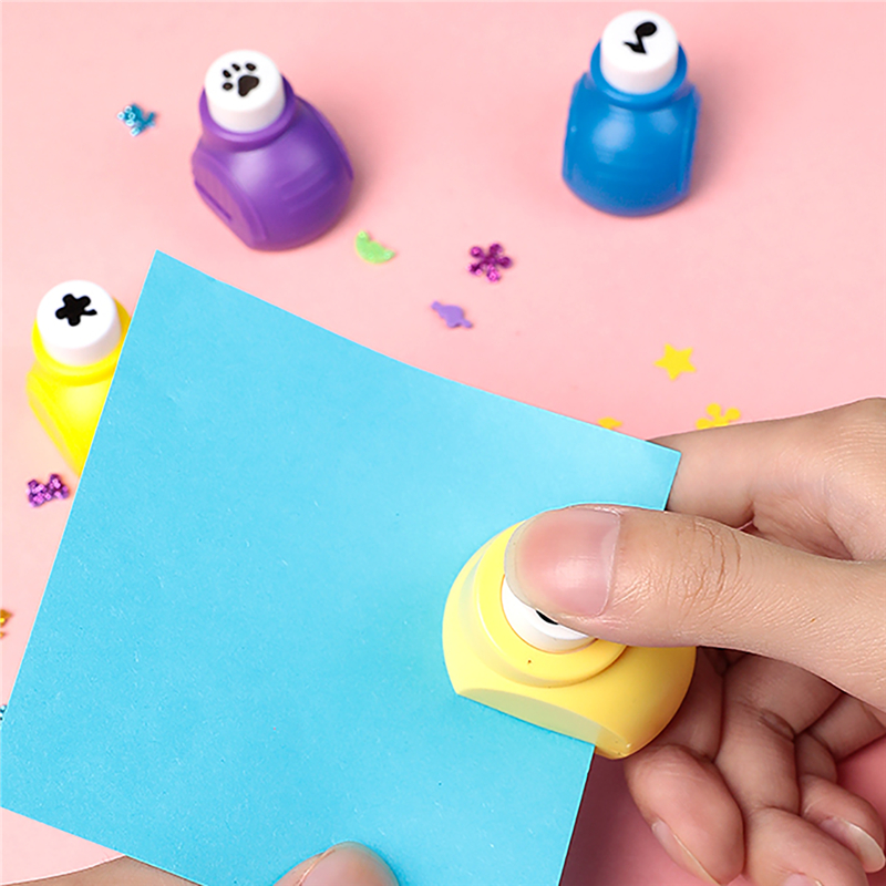 20/10/5PCS DIY Hole Punch for Decoration Diary Scrapbooking Cartoon Animals Rabbit Moon Mini Scrapbooking Embossing Machine
