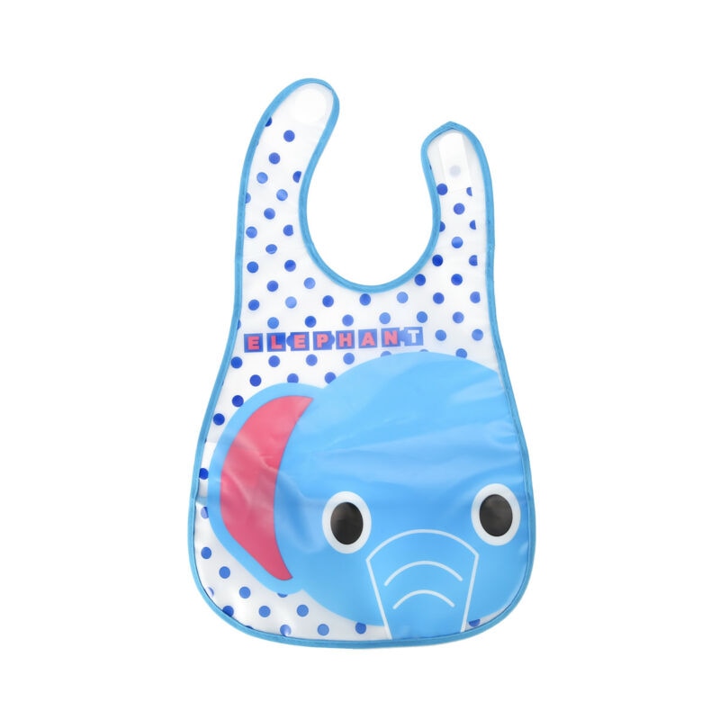 Adjustable Baby Bibs EVA Waterproof Lunch Feeding Bibs Baby Cartoon Feeding Cloth Children Baby Apron Babador Bandana