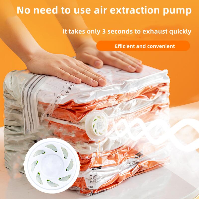 Nuevas bolsas de vacío patentadas, bolsas de almacenamiento de plástico grandes para guardar ropa, mantas, fundas de bolsas vacías de compresión, accesorios de viaje