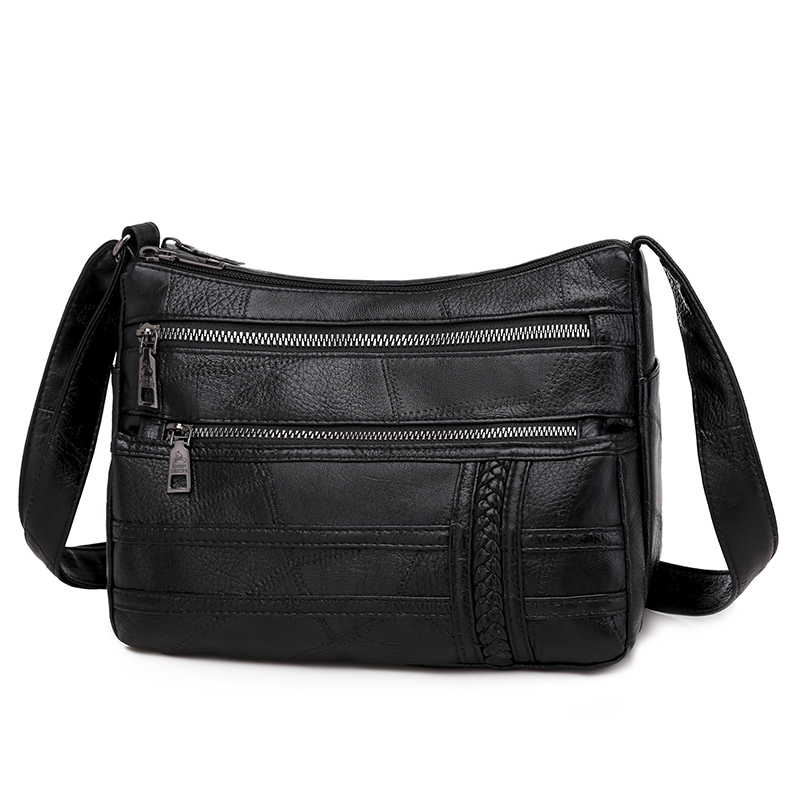 Annmouler Sac à bandoulière pour femmes en cuir Pu Sac à bandoulière doux Sac de messager pour filles femme Sac à main Sac à main Sac à main a Mai: shoulder bag 2