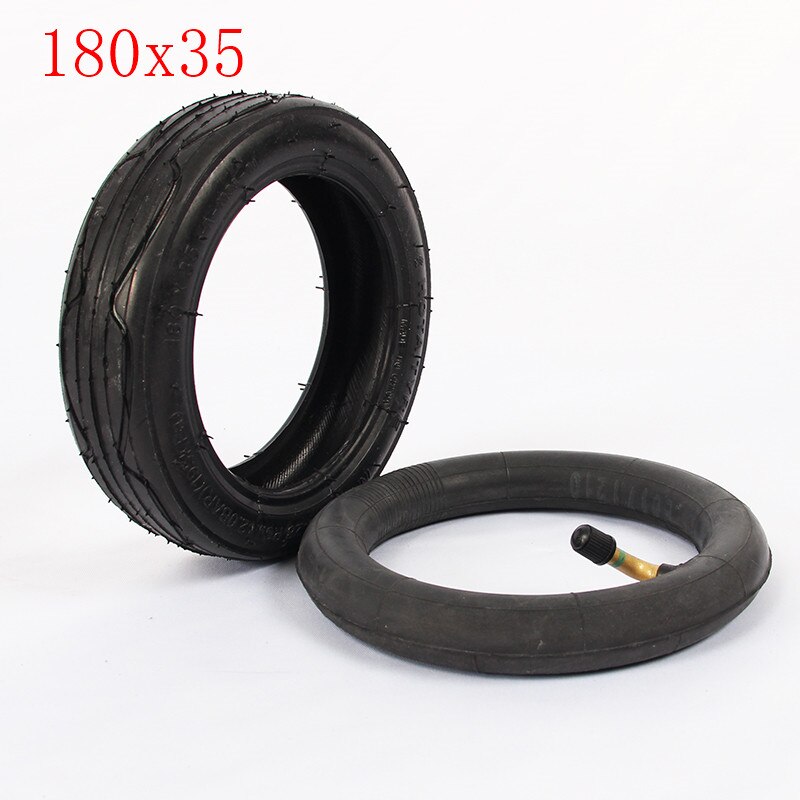 180x35 wewnętrzna i zewnętrzna opona 180*35 opona pneumatyczna 7 Cal inflacja opona na wózki dla dzieci części kół przednich samochodów dziecięcych: wewnętrzna i zewnętrzna opony