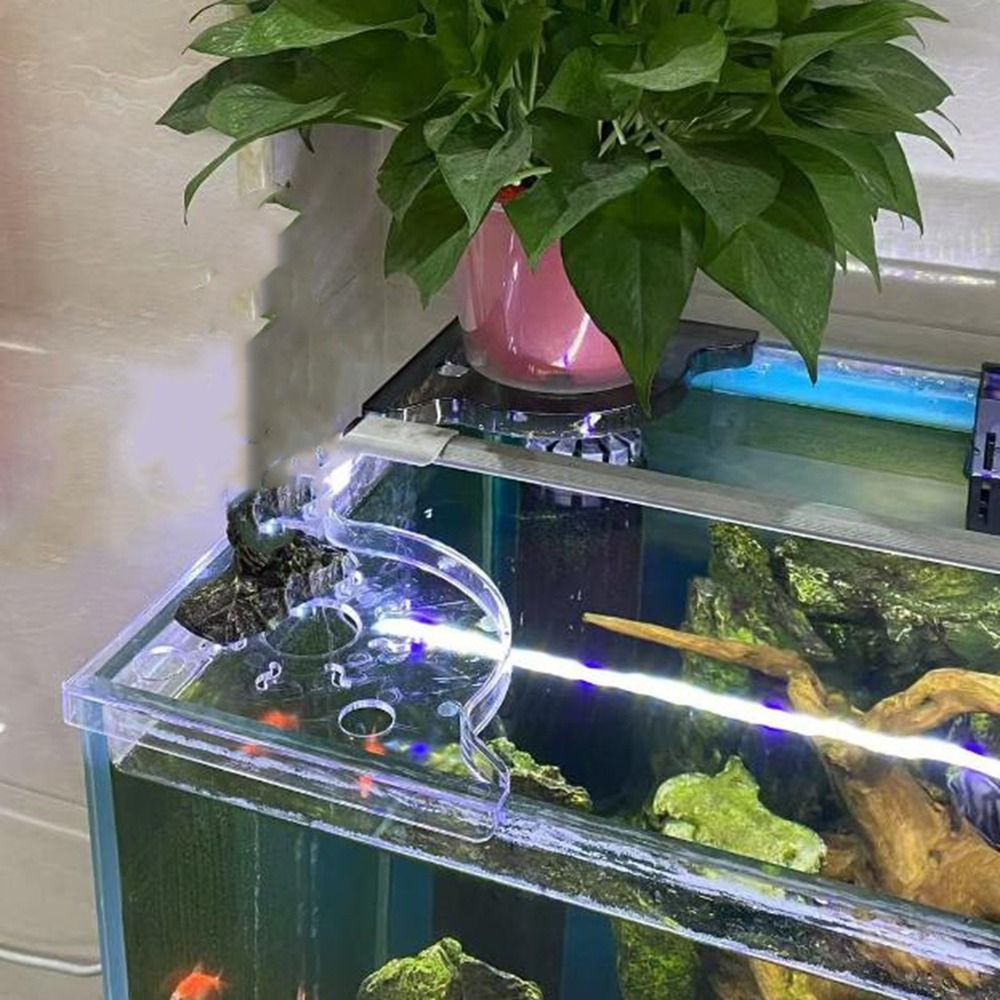 Estante de almacenamiento de esquina triangular para pecera, sin perforaciones, fácil instalación, soporte para plantas de acuario, ahorro de espacio decorativo