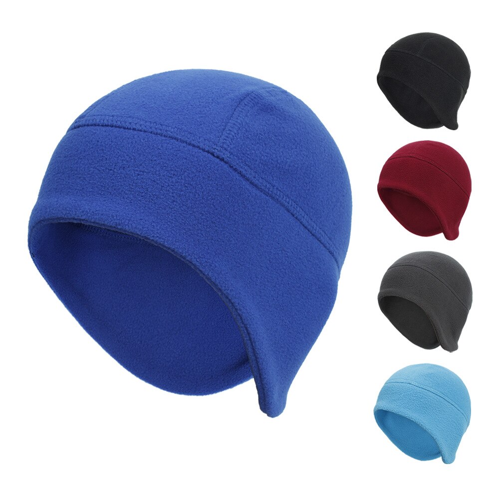 Gorro cálido de invierno para hombre, gorro de deporte de esquí para ciclismo, gorros a prueba de viento, gorros de lana, gorro térmico ligero para mujer