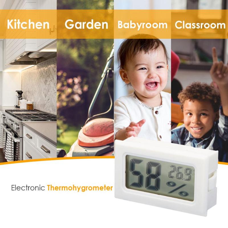 Temperature Sensor Digital LCD Room Convenient Humidity Meter Thermometer Hygrometer Humidity Mini Indoor Temperature Sensor