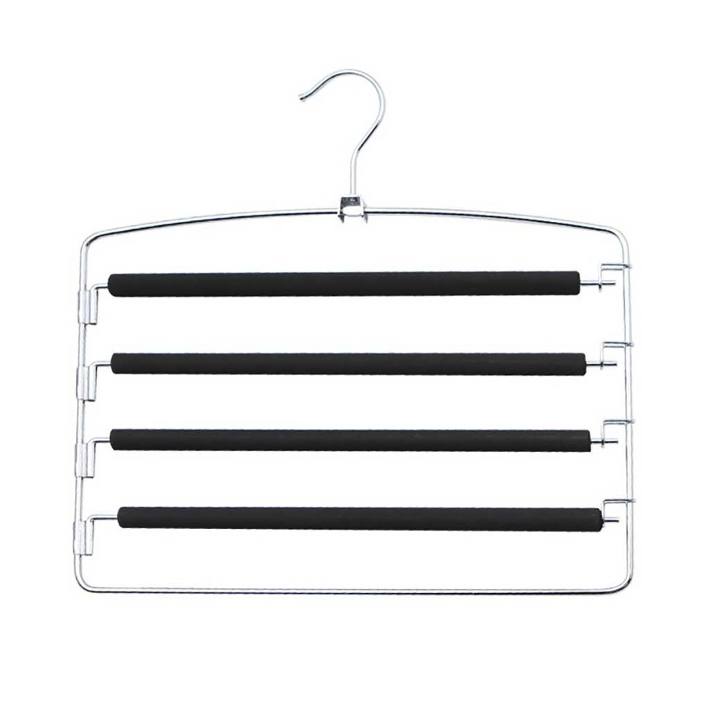 Multi layer trousers hanger Multi-functional Pants Rack Pants Hanger Clothes Dry Rack Organizer Household Accessories Tools: Default Title