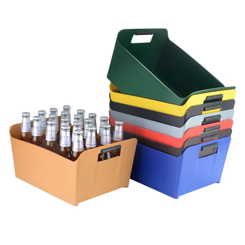 Plastique bière vin panier glace baril KTV bière barre boîte barre ensemble en plastique champagne vin cristal grand support peut bière support refroidisseur