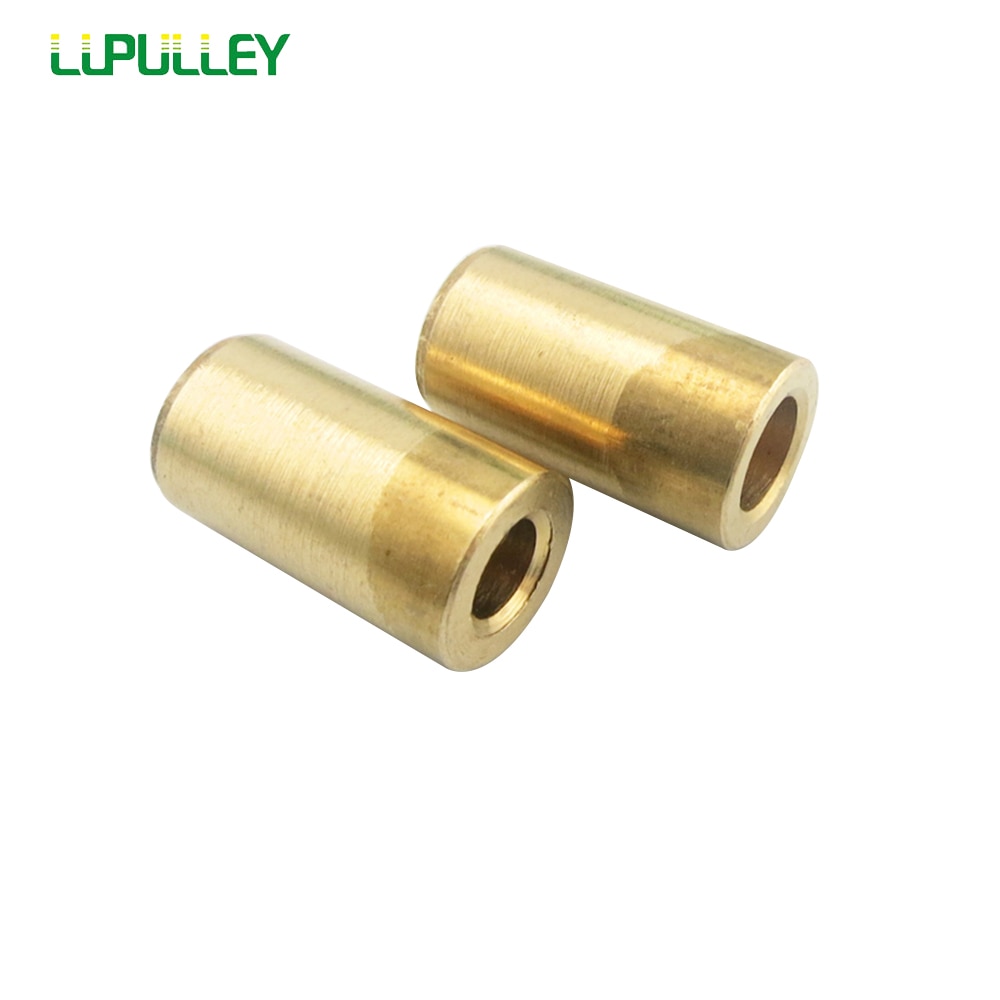 Lupolia b10 mandril braçadeira de broca, acoplador de latão, manga de conexão conectora 3.17/4/5/6/6.35/7/8mm, motor