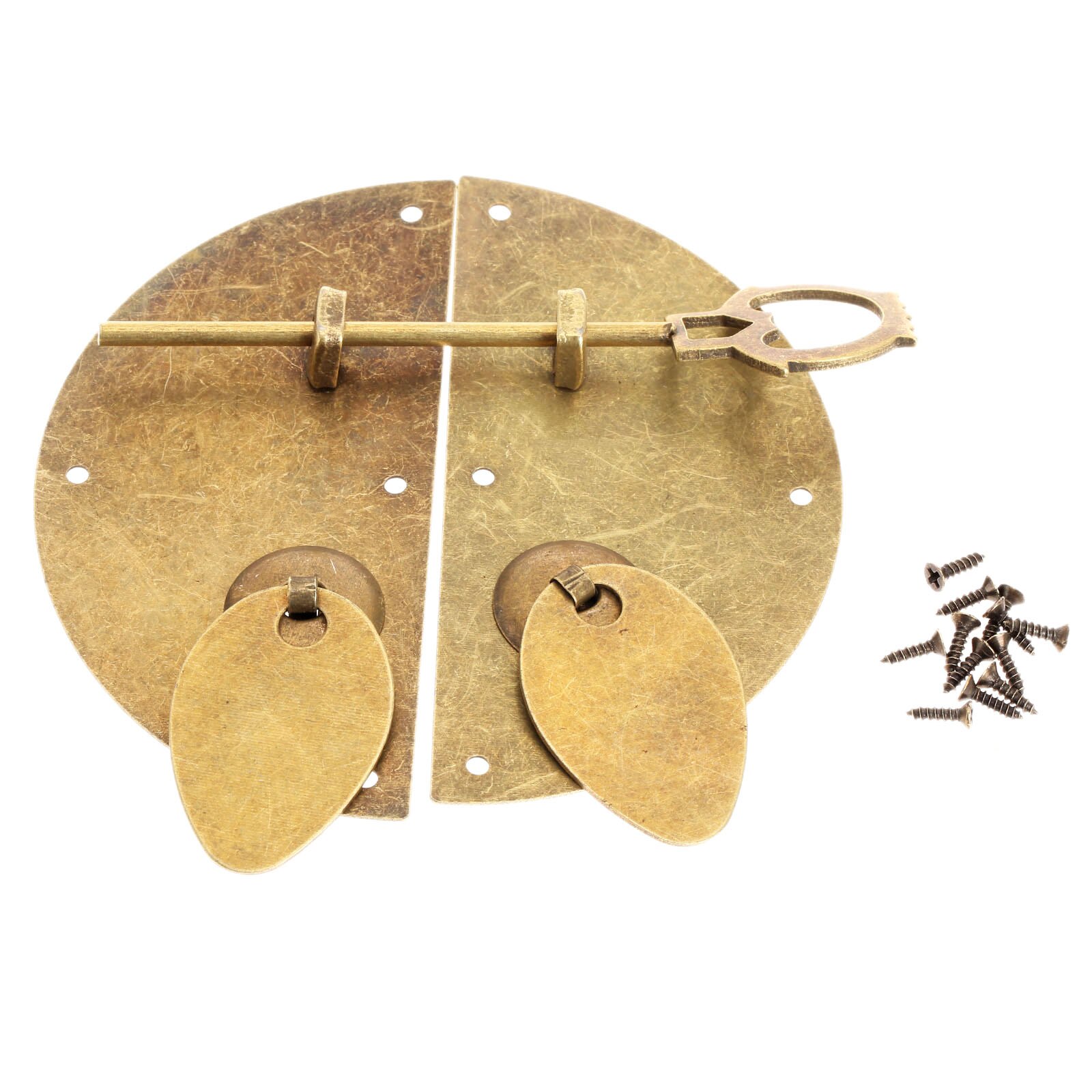 1x Vintage Chinese Oude Stijl Antieke Bronzen Deur Kloppen Kabinet Pull Klink Retro Meubels Hardware