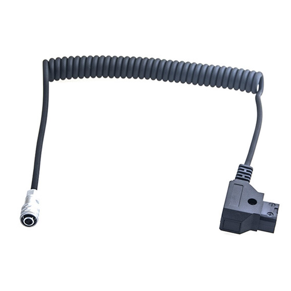 D toque para bmpcc 4k 2 pinos mola fio abs 14.8v enrolado durável seguro flexível portátil prático bolso cabo de alimentação da câmera do cinema