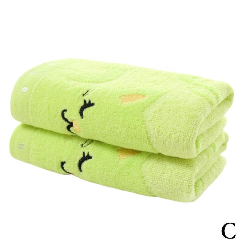 1pcs Baby Towel Pure Cotton Bamboo Fibre Bath Towel Super Accessories Bath Cartoon Absorbent Baby Towel Face Baby C0I4: C