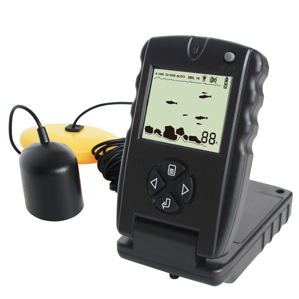 LUCKY FF717 100FT Bedrade Sonar Fishfinder Monitor Detector Draagbare Sonar Vis Vinders Diepte Echolood De Pesca Diepte 1 -30m