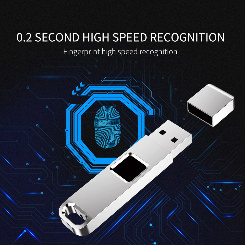 32GB USB 2.0 Flash Drive Fingerprint Encription