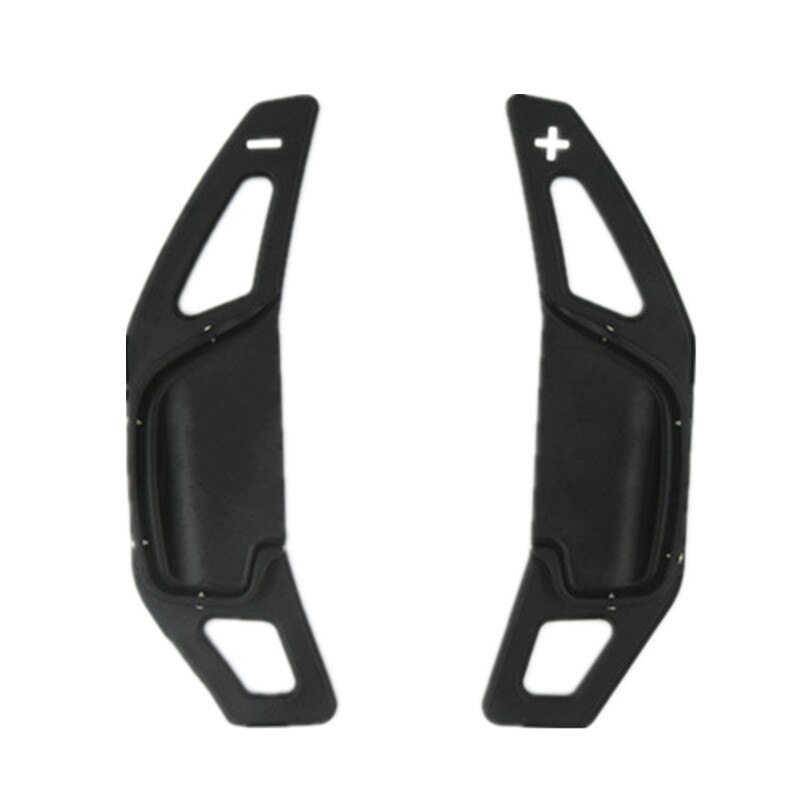 2PCS Car Shifters Gear Shift Steering Wheel Extension Paddle Fit For Toyota RAV4 Camry: Black