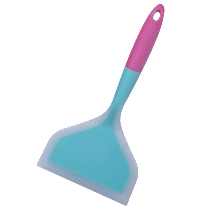 Kitchen Ware Wide Pizza Silicone Cooking Tools Non-stick Spatula Cooking Utensils Spatula Beef Meat Egg Kitchen Scraper Shovel: Type 3
