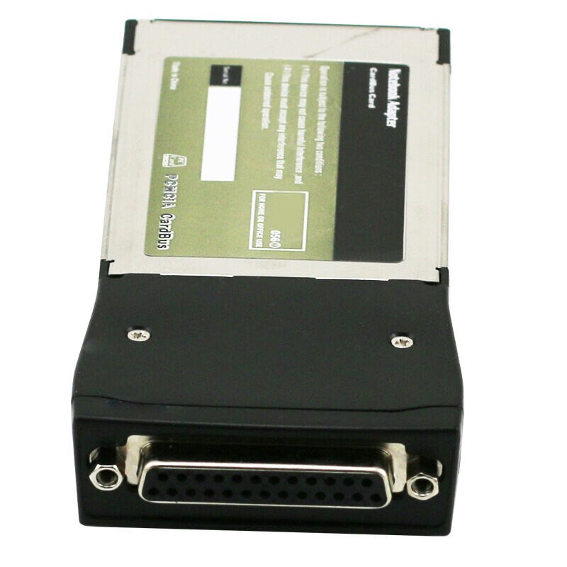 Carte PCMCIA vers ordinateur portable, imprimante parallèle, Port LPT, adaptateur Cardbus DB25, convertisseur de Port PCMCIA, prise en charge de Windows