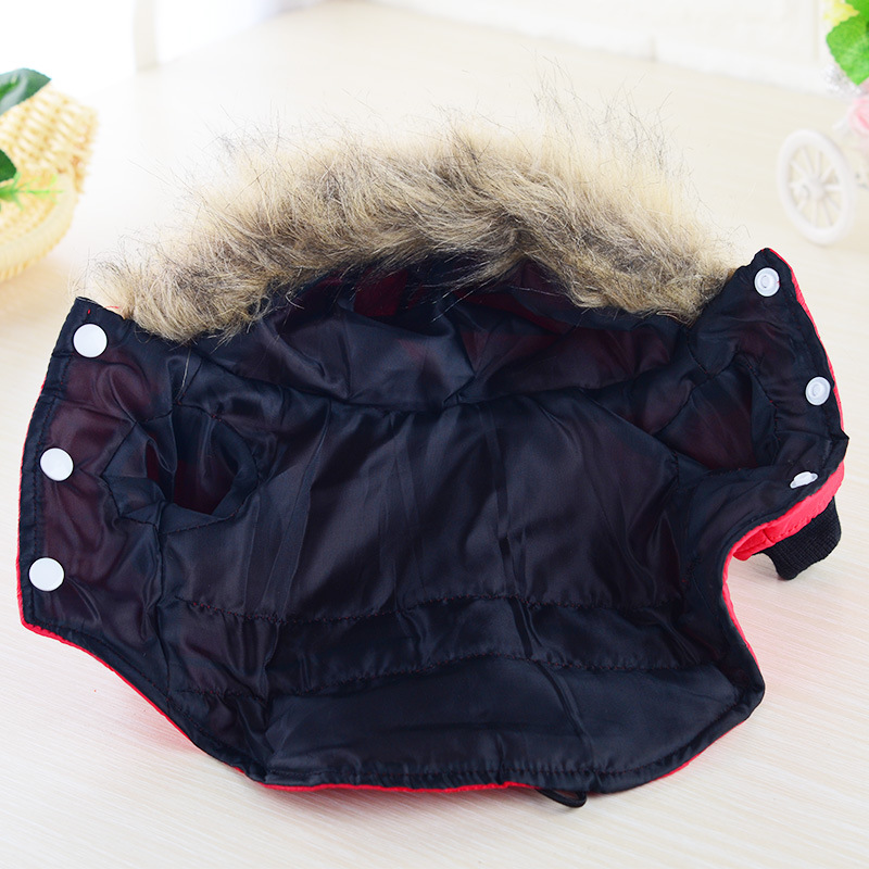 Down Jas Voor Huisdieren Katoenen Jas Herfst En Winter Puppy Jas Twee-Legged Katoenen Jas Voor Kleine Honden
