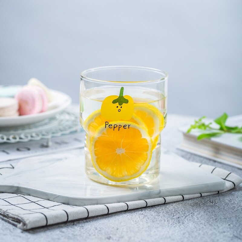 Söpö vesilasit 400ml lasten vesikupit maito mehu juomat lasit sarjakuva kuvio: 01