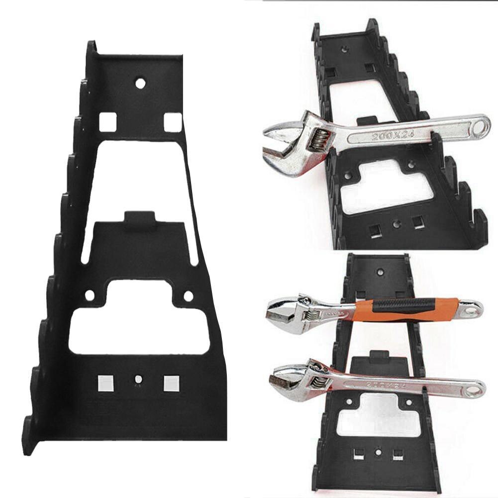1PC Plastic Wrench Organizer Tray Sockets Storage Tools Rack Sorter Standard Spanner Holders Wrench Holder