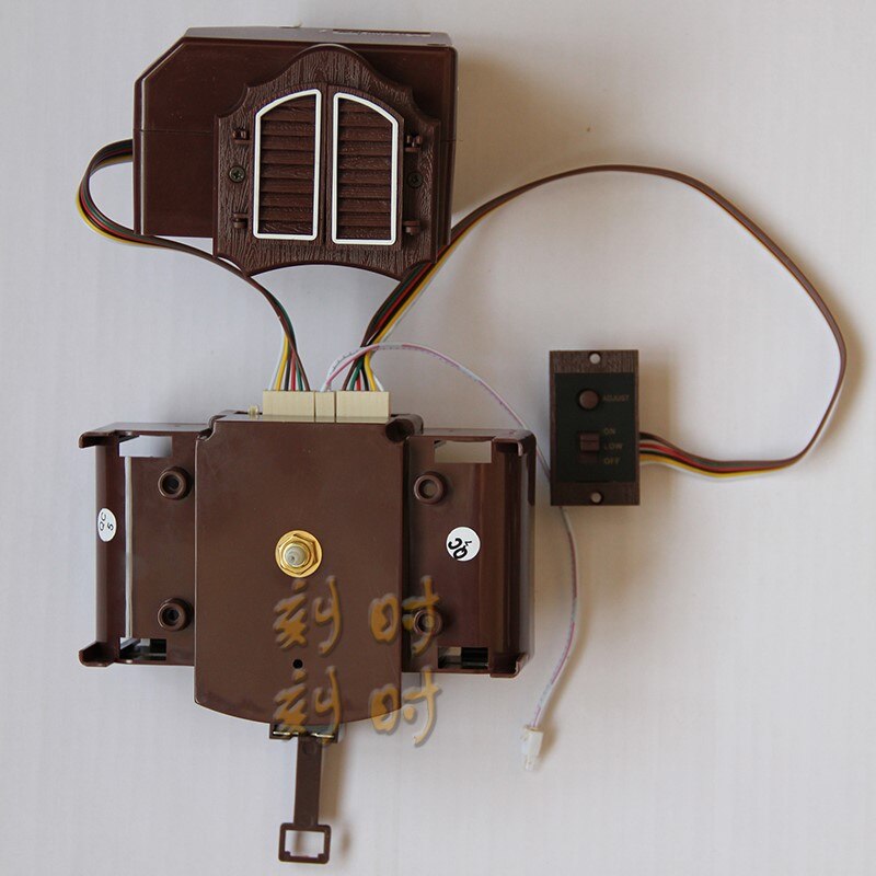 Cuckoo Clock Bird Box Quartz Movement Light Time Electronic Wall Cuckoo Clock Kit Mecanismo Reloj Pared Clock Accessories BJ50JX