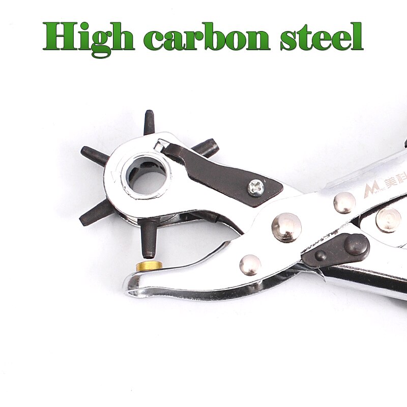 Punch Plier Hole Punching Machine Round Hole Perforator Tool Make Hole Puncher For Watchband Cards Leather Belt