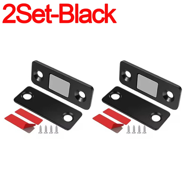 20/1Set Onzichtbare Magneten Kast Vangsten Sterke Magnetische Deurstopper Patch Lijm Meubels Lade Raam Deurdranger Klink: Bronze