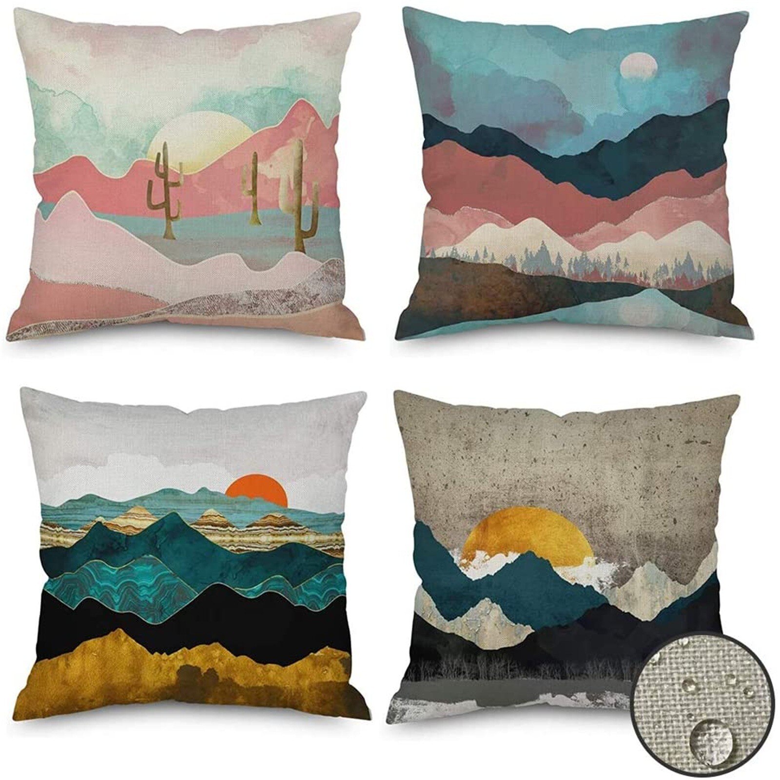 4x kelim kussens 40x40 cm met vulling -  | online shop