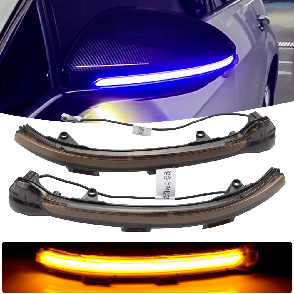 Für Volkswagen Golf MK7 7 GTI R GTD für VW Seite FlüGel LED Dynamische Blinker Blinker Anfang Atem Licht