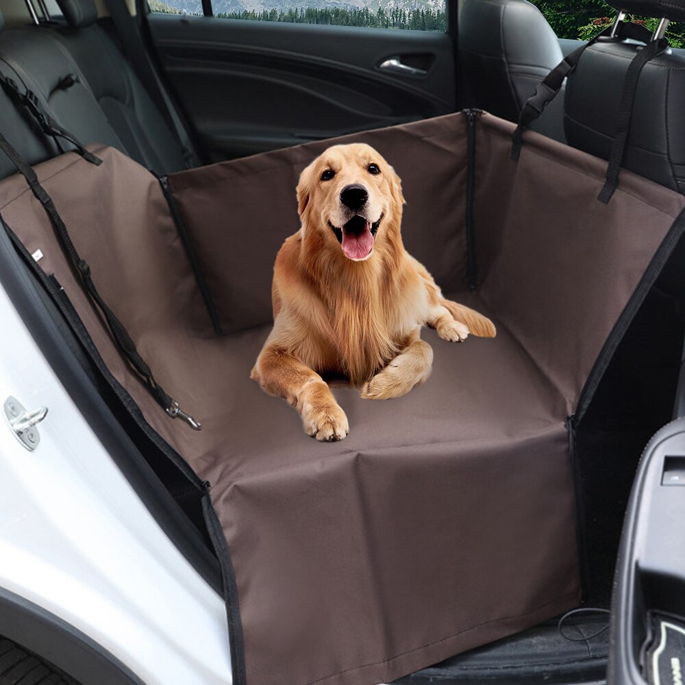 Pet Carrier Dog Car Back Seat Carrier Cover Waterproof Basket Safety Travelling Mesh Hanging Bags Dogs Seat Bag Basket: G242083A