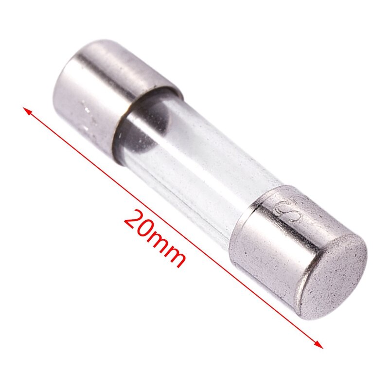 10 pieces shot fast fuse glass tube type 5x20mm 250v 63ma