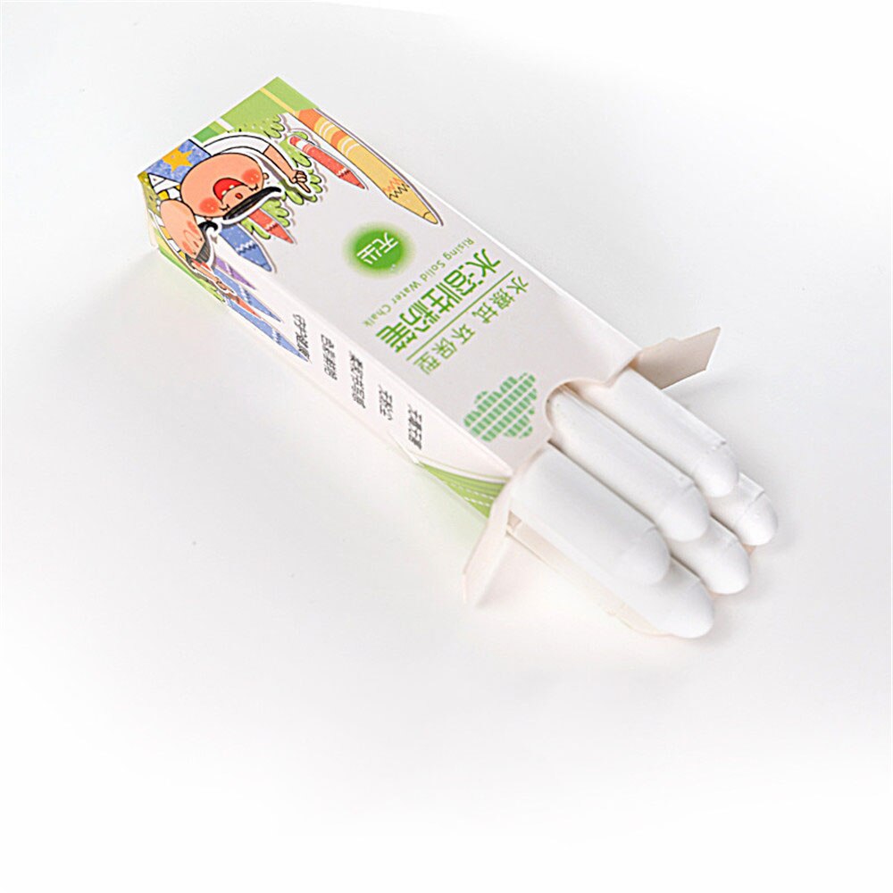 6Pcs Stofvrij Krijt Pennen Verwijderbare Water Oplosbare Mark Pennen Voor Schoolbord Kleurrijke Milieuvriendelijke School Stationery Office Supply: 6pcs white chalks