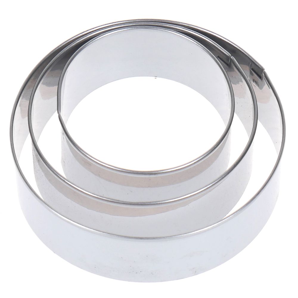3 Stks/set Hart Ronde Vorm Cookie Cutter Cake Decorating Fondant Sugarcraft Candy Cupcake Biscuit Mold Diy Bakken Tool