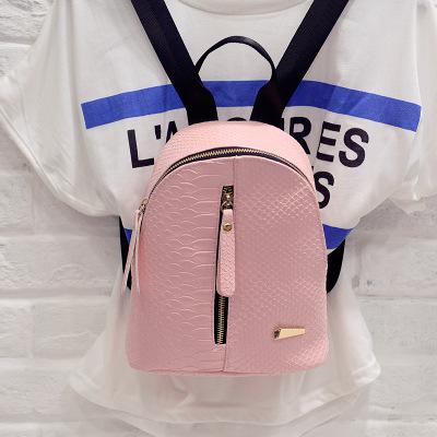 Lille rygsæk rejse mini kvinder skuldertaske teenage pige skole rygsæk mochilas kvindelig taske rygsæk: Lyserød