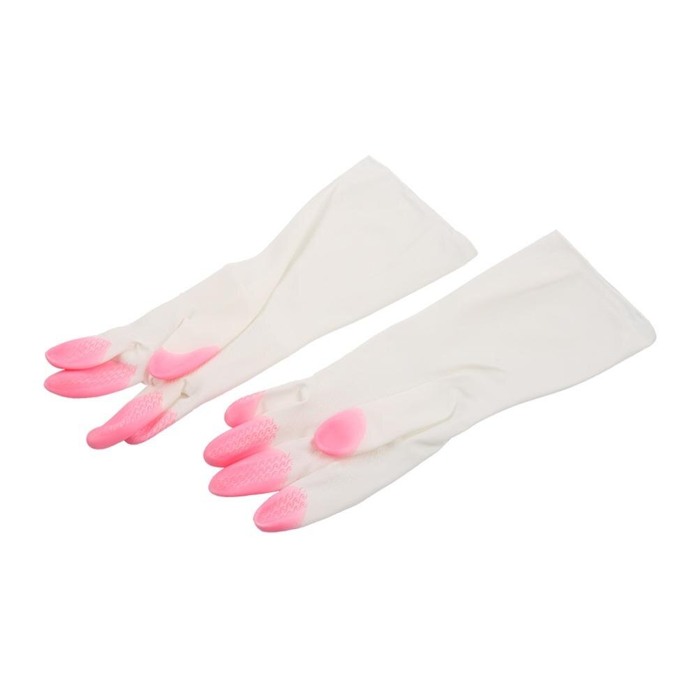 1 Pair Gardening Gloves Planting Digging Weeding Cropping Hand Protection Gloves Household Housework Cleaning Watering Tool: Pink