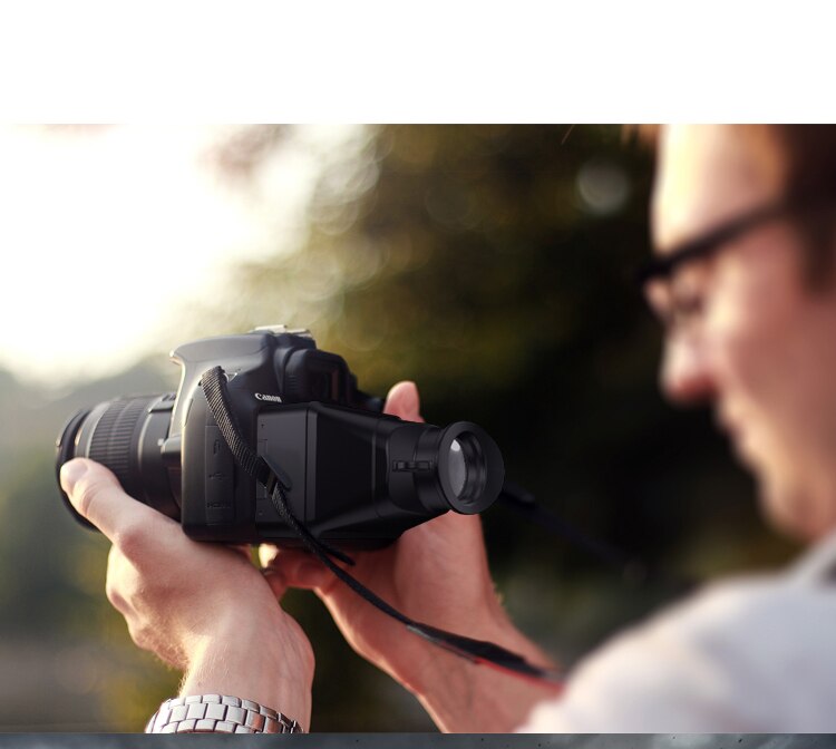 GGS Swivi S8 Viewfinder with 3&quot;/3.2&quot; LCD Screen for 6DII 700D 800D 750D 77D for D5300 D5500 d5600 d850 d750 a7ii rx100