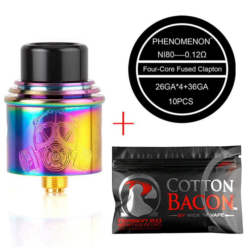 Apocalypse RDA 24mm Rebuildable Dripping Atomizer with BF PIN Atomizador for Squonk Mod Apocalypse GEN 2 RDA: R-rda coil cotton