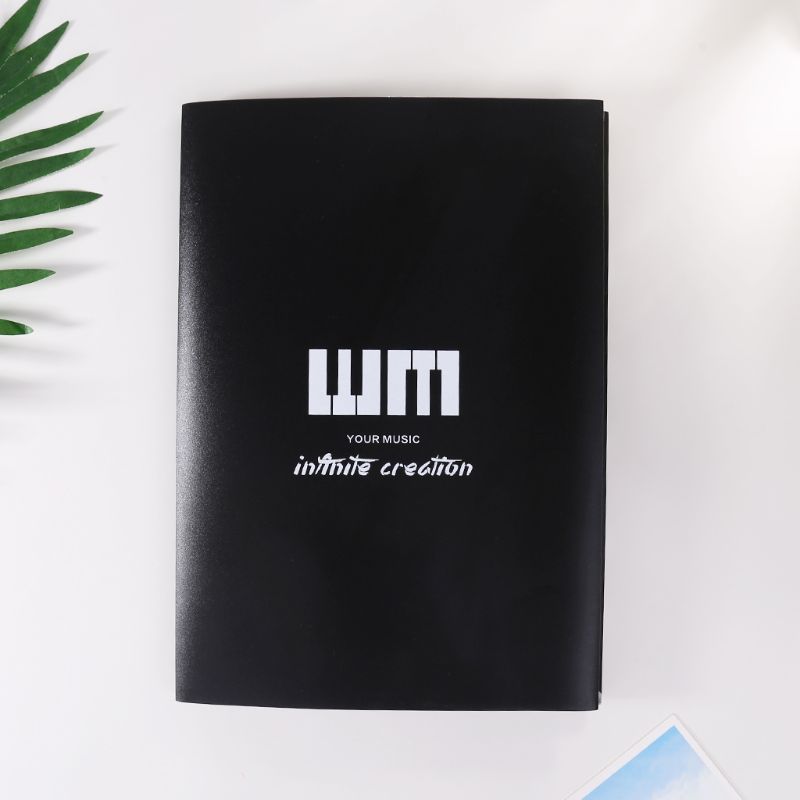 Feuille de musique élargie lisse dossier de partition A4 format Document élargi Piano partition dossier accessoires