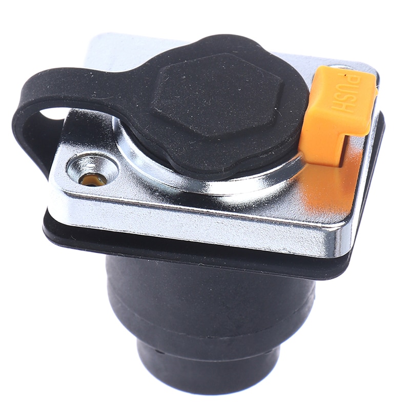 Practical RJ45 Waterproof Connector Female Panel Mount Sockets Ethernet IP65 Straight