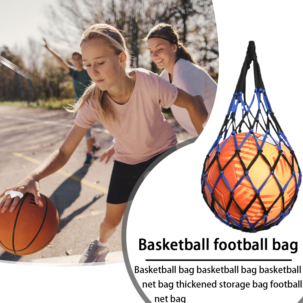 Professionele Basketbal Nylon Netto Tas Multi-Use Sport Bal Draagbare Mesh Opslag Netwerk Tassen Voor Volleybal Voetbal Voetbal