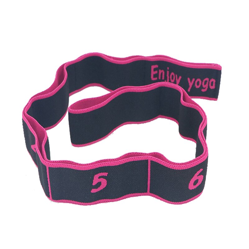 Yoga Stretch Band - Widerstandsband Elastisches Tanzband Trainingsband Fitness Dehnen Crossfit: Rosenrot