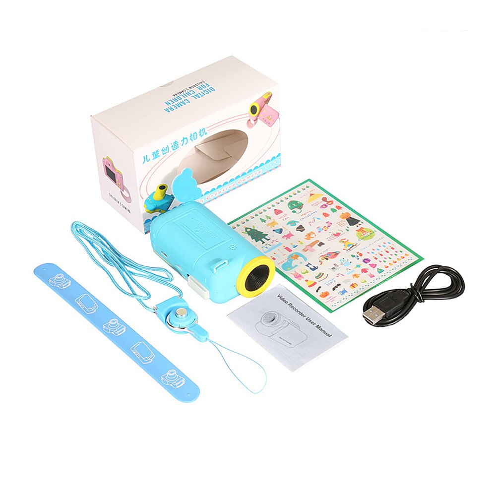 1,7 zoll Digital freundlicher Mini Kamera 16mega Pixel Baby Nette Karikatur Kind Kamera Video Für Lernen Bildung Spielzeug Weihnachten