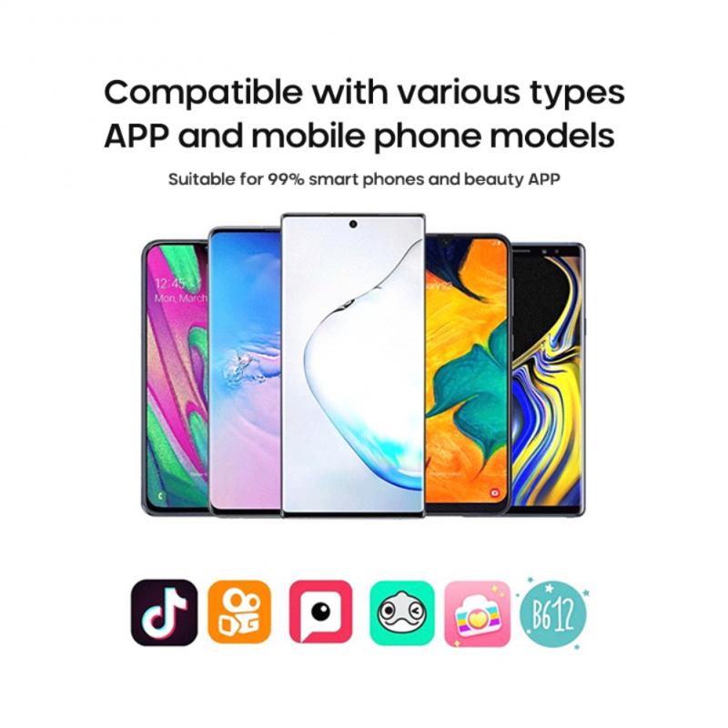 Wireless Bluetooth Selfie Stick For Iphone/Android Foldable Handheld Monopod Shutter Remote Extendable Mini Tripod LED Light