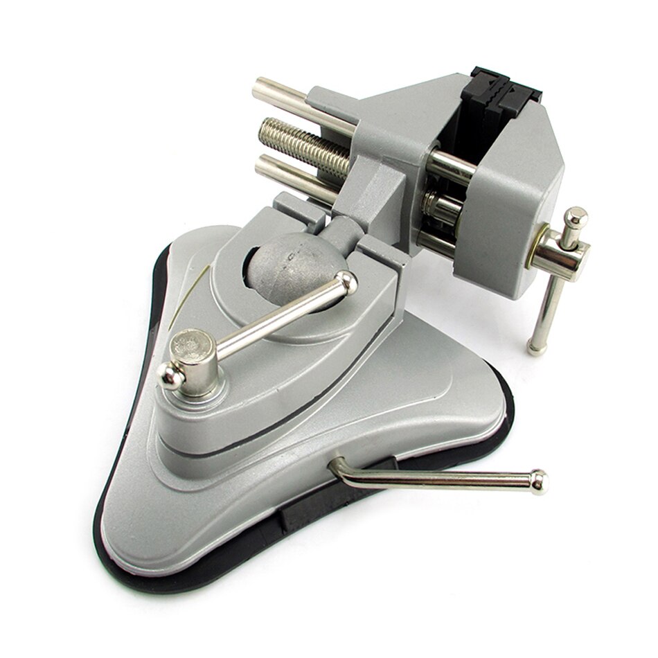 Portable Vise Bench Clamp Vise Aluminum Upscale Movable Table Vise 360 Degree Adjustable RH-003