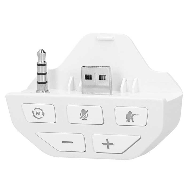 Game Accessoires Kinect Adapter Gamepad Controller Sound Enhancer Headset Adapter Voor Draadloze Gamepad (Wit)