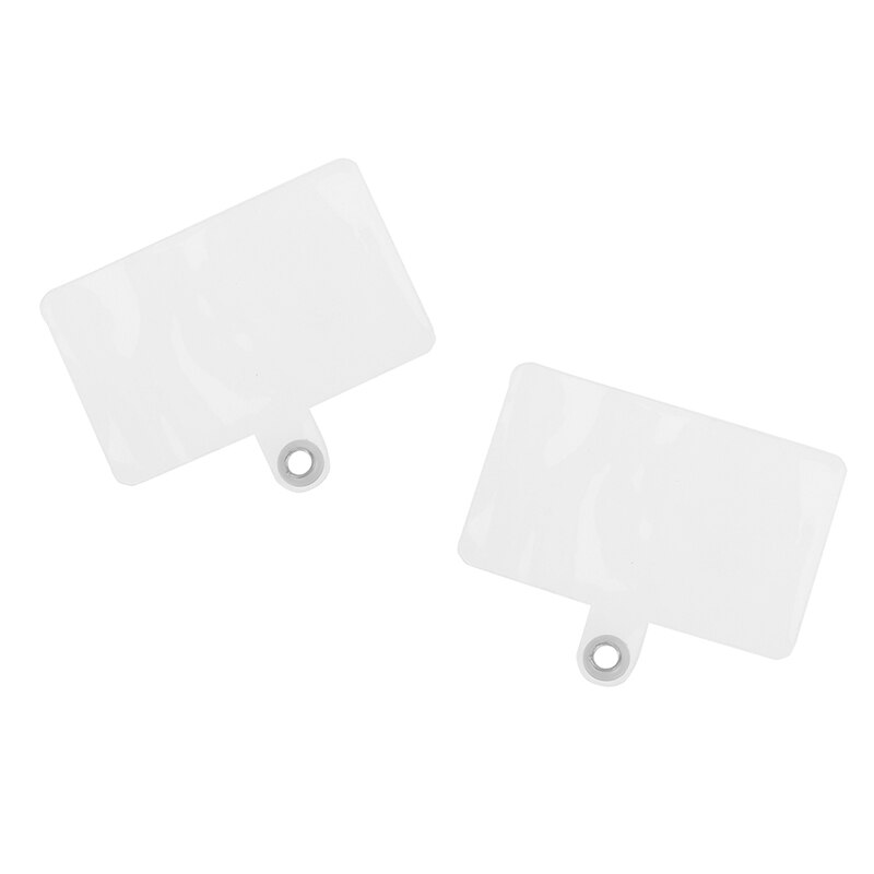 2Pcs 5.5*4Cm Plastic Kaart Om Haak Een Opknoping Koord Koord Voor Mobiele Case, universele Heavy Duty Vervanging