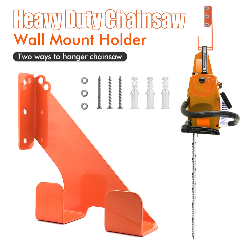 Kettensägen-Wandhalterung aus Metall, robuste Kettensägenhaken, Wandmontage-Kettensägenständer, robuste Halterung für Kettensägen der Stihl-Serie