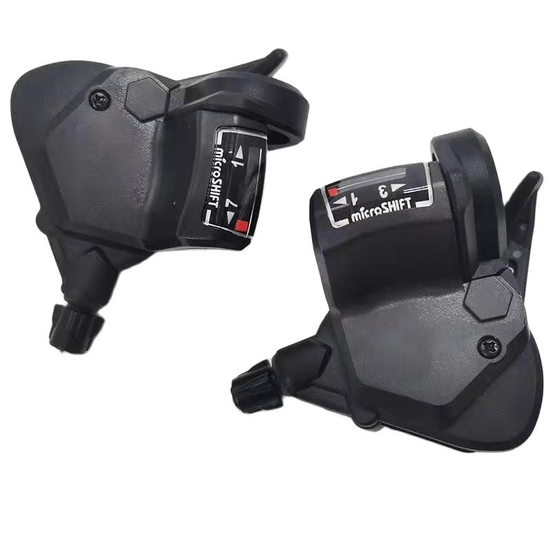 Microshit Bicycle Derailleur Shift Lever 3*7 8 9 21 24 27peed MTB Mountain Bike Shifter Folding Bike Trekking Bicycle Shifter