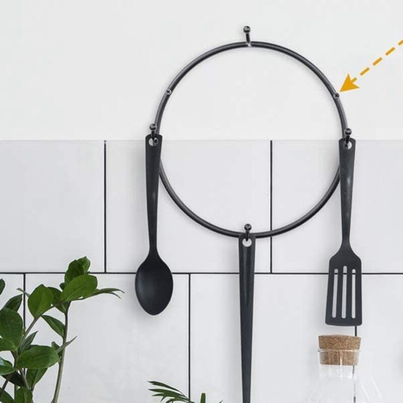 SHGO CHAUDE-Porte-Gobelet À Café, fixé au Mur Support De Tasse De Café Rond Tasse À Café Cintres Pour Le rangement de La Cuisine Et Organisateur, crochets De Tasse
