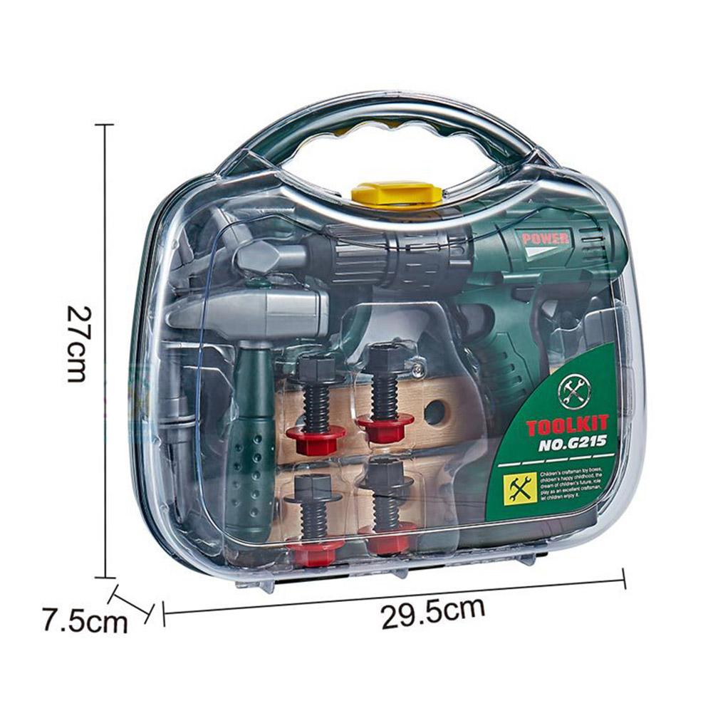 Electric Repair Tools Educational Toys Simulation Tool Set With Carry Case DIY Tool Set For Boys And Girls