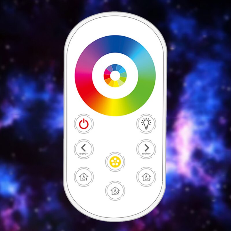 LED Controller Wireless Radio Frequency RF Ultra-Thin Mini Press Full-Color RGB Light Strip Controller