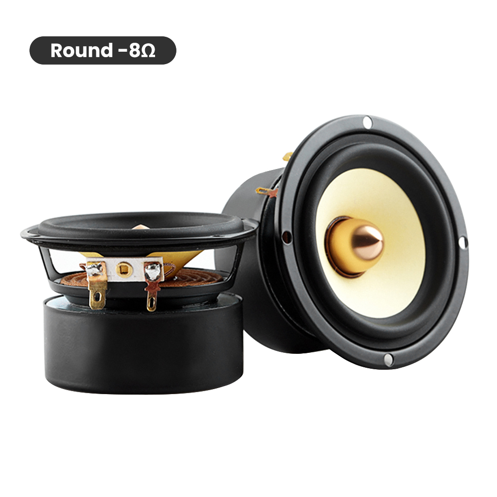 AIYIMA 2pcs 3 Inch Full Range Speaker 4 8 Ohm 15W HiFi Speaker The Bass Is Strong And The Midrange Is Sweet 93mm Home Theater: Round 8 Ohm